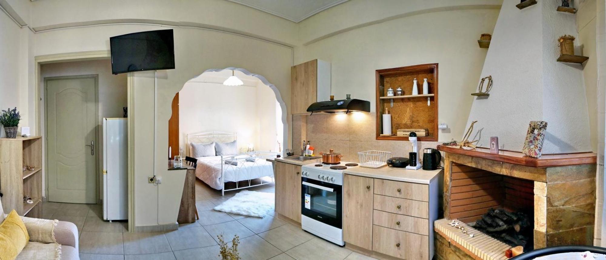 Spacious Apartment In Mytilene Ngoại thất bức ảnh